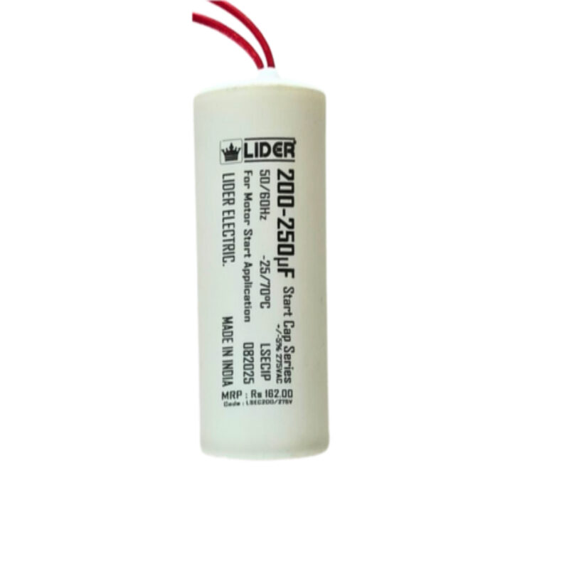 START ELECTROLYTIC CAPACITOR      /  [200-250MFD] [45*95MM] [275VAC] SERIES LS1