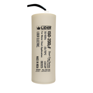 START ELECTROLYTIC CAPACITOR      /  [150-200MFD] [45*95MM] [275VAC] SERIES LS1