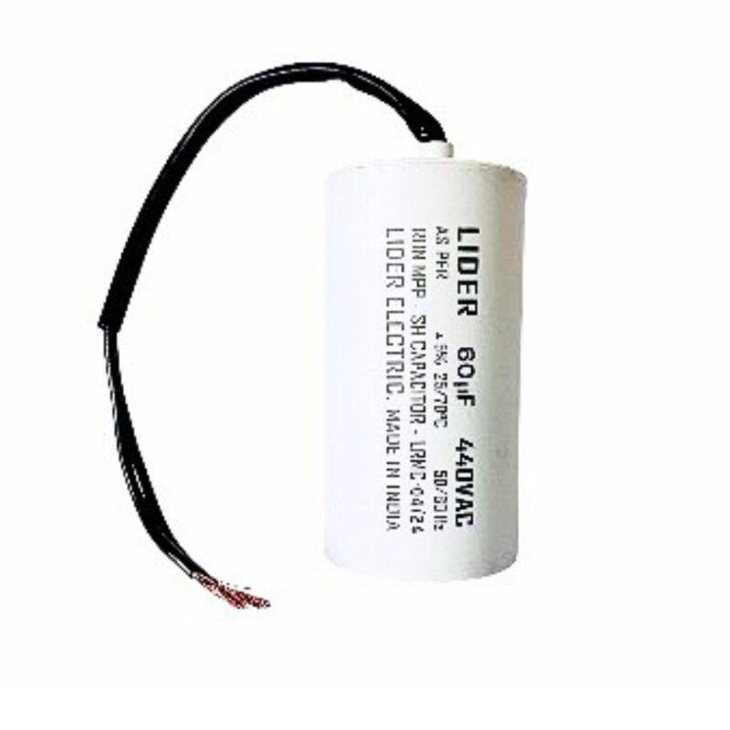 RUN CAPACITOR [60 MFD] [40*95] [275V AC]-SERIES-LR4