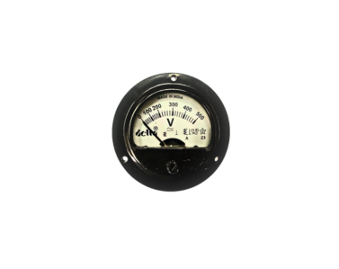 ROUND VOLT METER