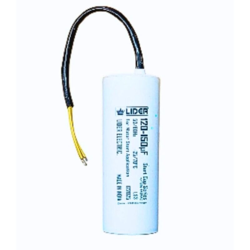 START ELECTROLYTIC CAPACITOR      /  [120-150MFD] [45*95MM] [275VAC] SERIES LS1