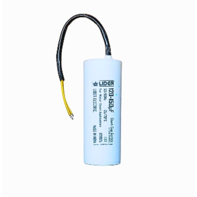 START ELECTROLYTIC CAPACITOR      /  [120-150MFD[90]] [45*94MM] [275VAC] SERIES LS4