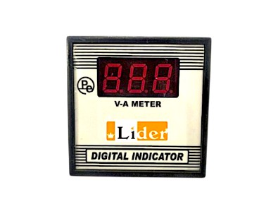 SUARE DIGITAL [AMPERE+VOLT] METER